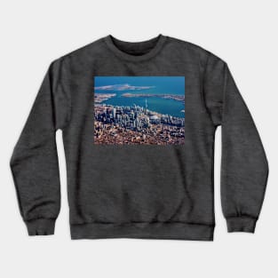 Aerial View of Toronto Crewneck Sweatshirt